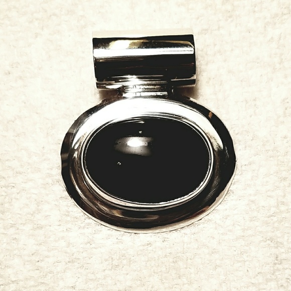 **SOLD**Sterling silver/black onyx choker - Picture 3 of 6